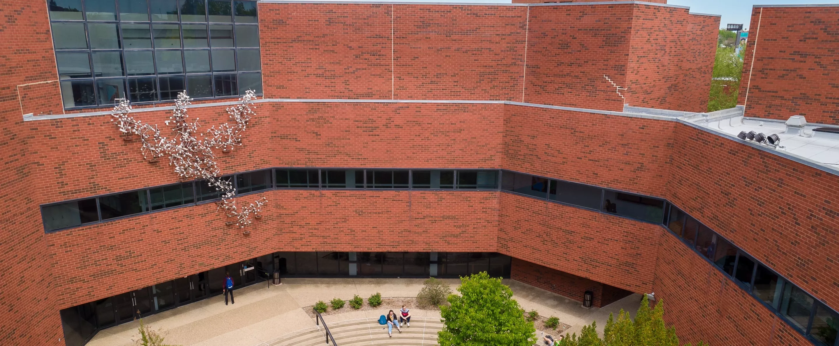 School of Music from above