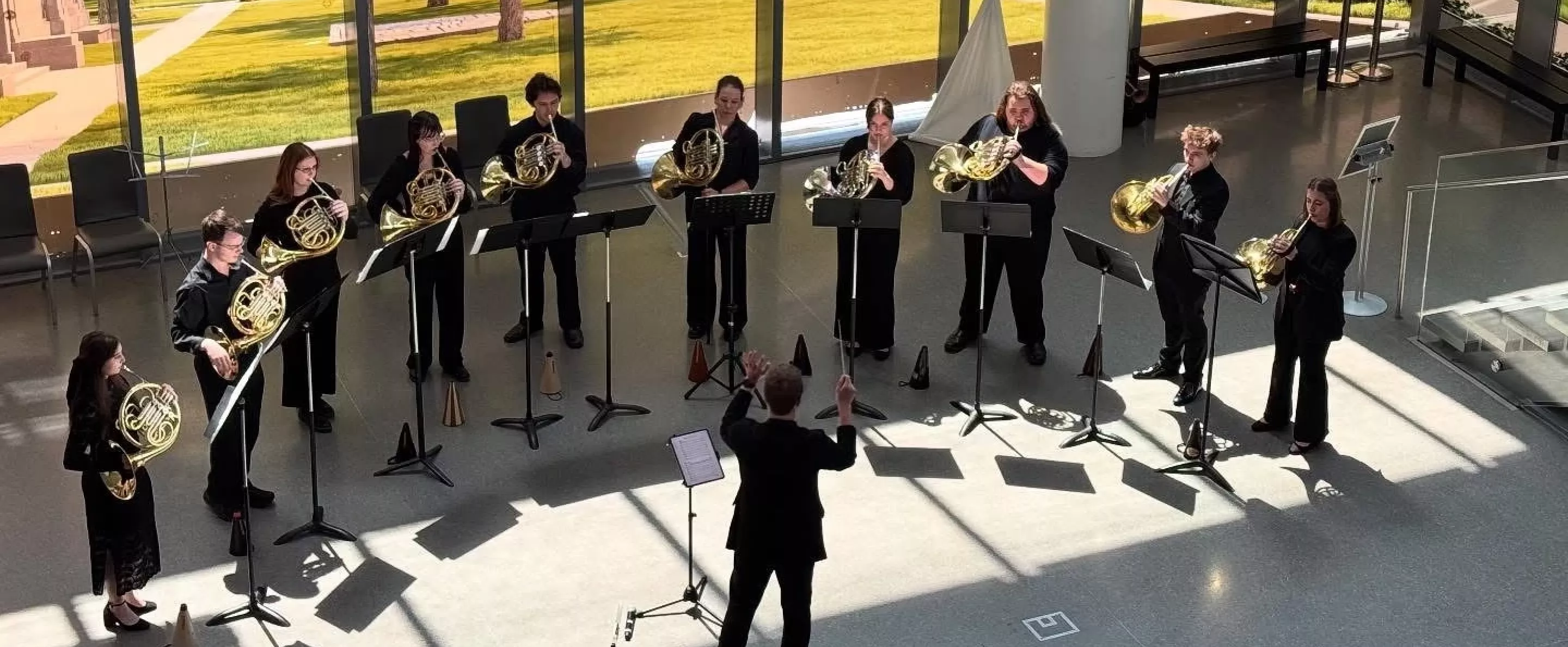 Horn Studio performing in Speed Museum