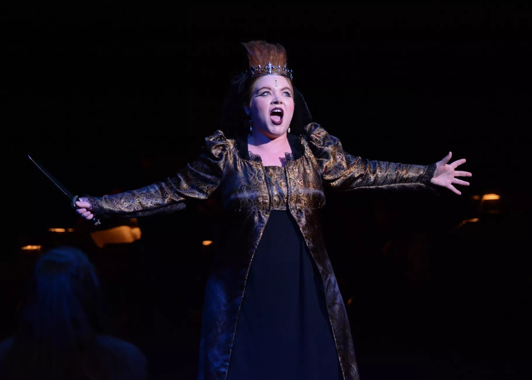 Students in opera scenes