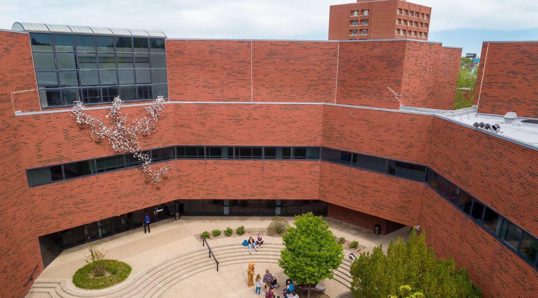 School of Music from above