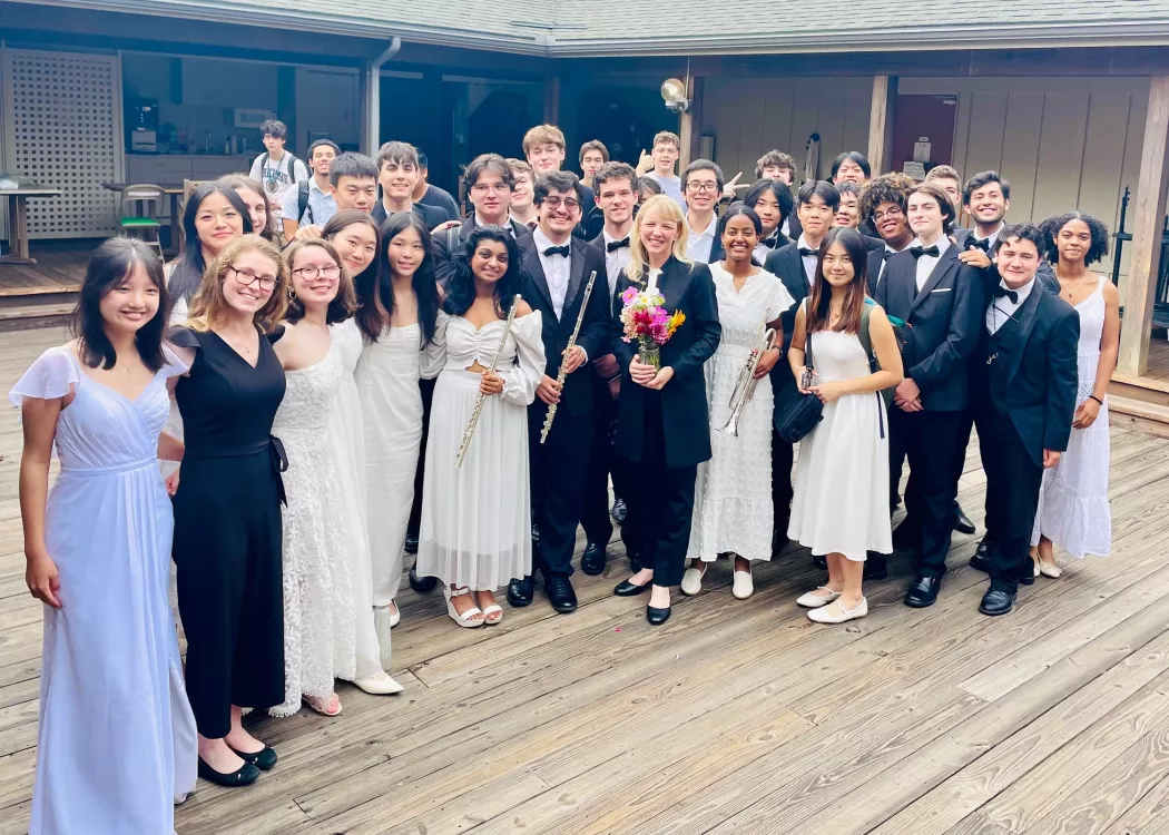 Dr. Amy Acklin at Tanglewood