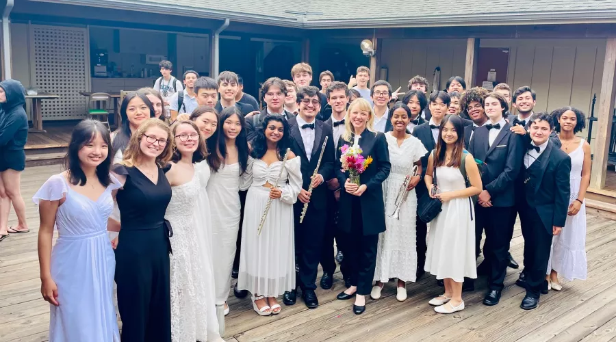 Dr. Amy Acklin at Tanglewood